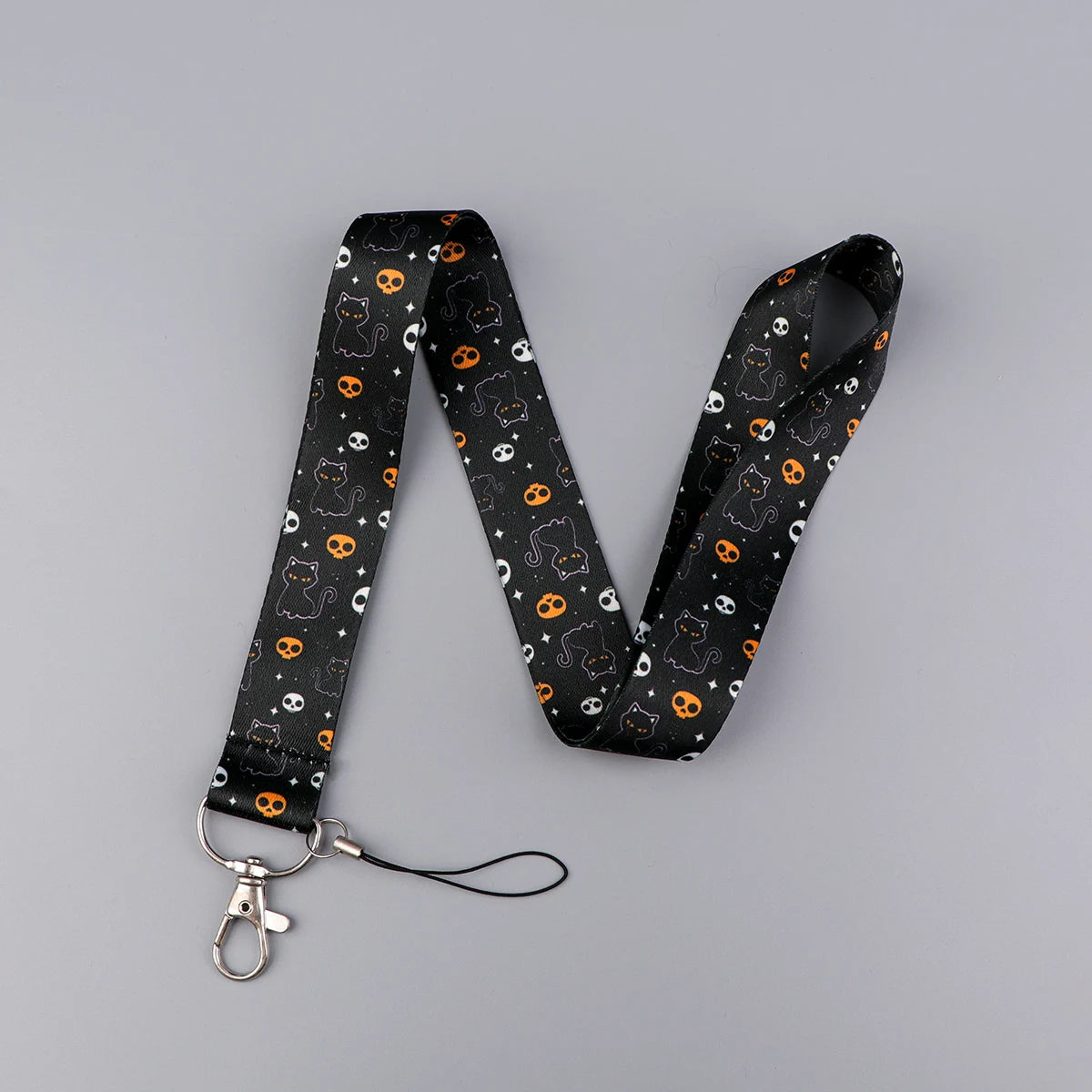 Pet Cat Lanyard Keychain ID Credit Card Cover Pass Mobile Phone Charm Neck Straps Badge Holder Key Ring Cute Accessories