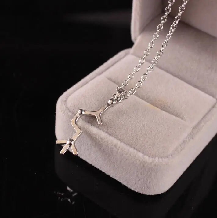 DNA Necklace Serotonin Dopamine Acetylcholine Biochemistry Molecule Pendant Gift for Women  Butterfly